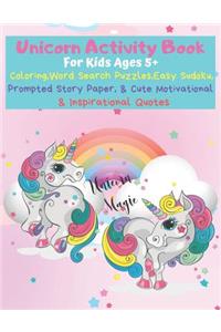 Unicorn Activity Book