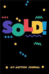 Sold My Auction Journal