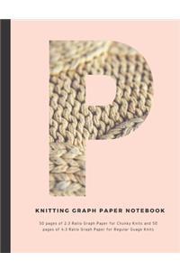 Knitting Graph Paper Notebook