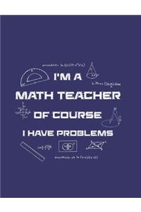 Math Teacher Academic Planner 2019-2020