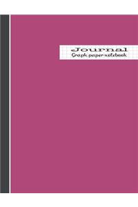 Graph paper notebook journal