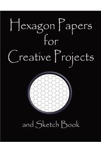 Hexagon Papers for Creative Projects and Sketch Book