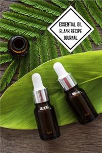 Essential Oil Blank Recipe Journal