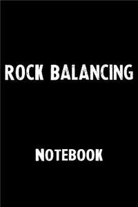 Rock Balancing Notebook