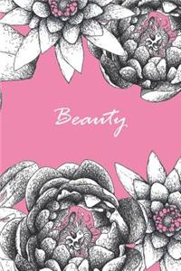 Beauty: Beautiful hand drawn Lily Journal