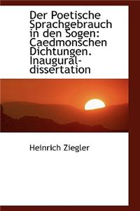 Der Poetische Sprachgebrauch in Den Sogen