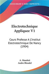 Electrotechnique Appliquee V1