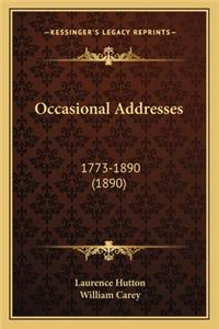 Occasional Addresses