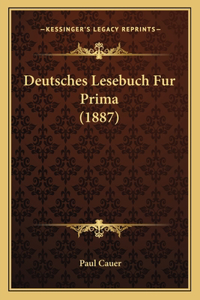 Deutsches Lesebuch Fur Prima (1887)