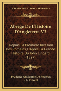 Abrege De L'Histoire D'Angleterre V3