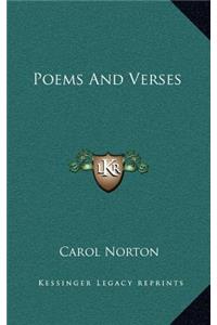 Poems and Verses