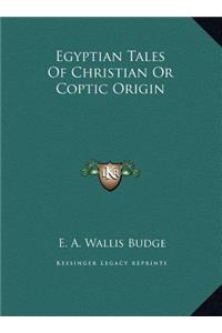 Egyptian Tales Of Christian Or Coptic Origin