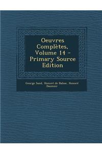 Oeuvres Completes, Volume 14