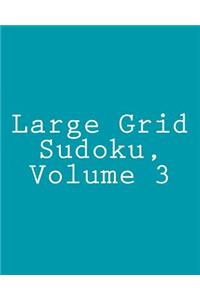 Large Grid Sudoku, Volume 3