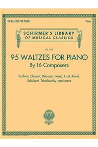 95 Waltzes by 16 Composers for Piano