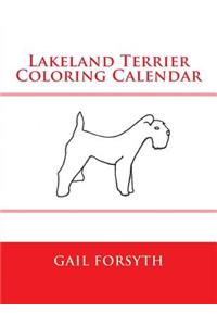 Lakeland Terrier Coloring Calendar