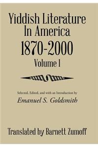 Yiddish Literature in America 1870-2000