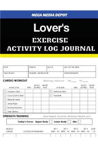 Lover's Exercise Activity Log Journal