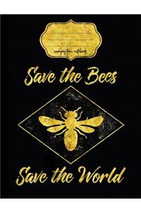 Save the Bees Composition Notebook