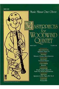 Masterpices for Woodwind Quintet - Volume One: Music Minus One Oboe