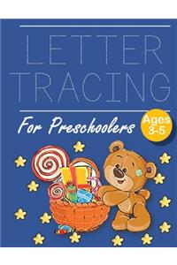 Letter Tracing for Preschoolers Bear with Gift