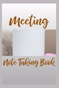 Meeting Note Taking Book