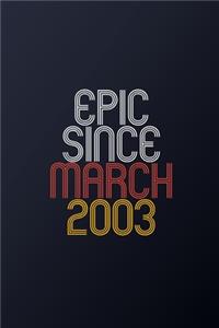 Epic Since March 2003