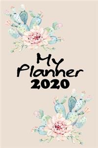 2020 Planner Weekly and Monthly Jan 1 to Dec 31 Weekly & Monthly Coordinator + Calendar Views - Inspirational Quotes for gift