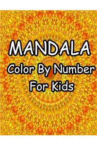 Mandala Color by Number for Kids
