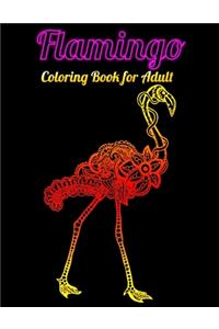 Flamingo Coloring Book for Adults