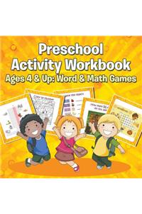 Preschool Activity Workbook Ages 4 & Up