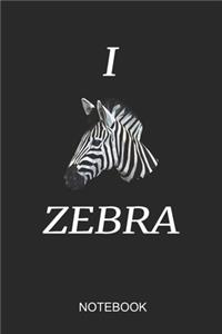 I Zebra Notebook