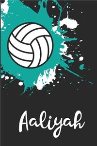 Aaliyah Volleyball Notebook