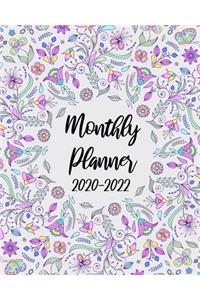 Monthly Planner 2020-2022