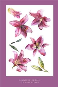 Gratitude journal for busy women