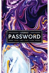 Internet Password Logbook - Journal - Libreta - Cahier - Taccuino - Notizbuch