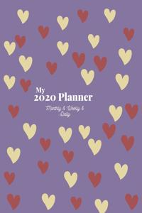 My 2020 Planner Monthly & Weekly & Daily