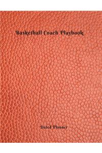Basketball Coach Playbook Dated Planner