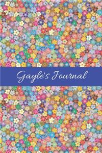 Gayle's Journal: Cute Personalized Name College-Ruled Notebook for Girls & Women - Blank Lined Gift Journal/Diary for Writing & Note Taking