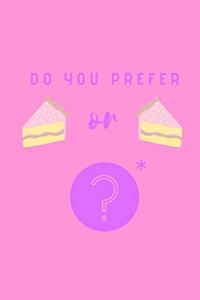 Do you prefer Cakes or Cakes?
