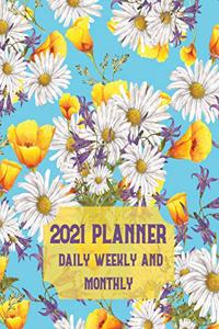 2021 Planner Daily Weekly and Monthly