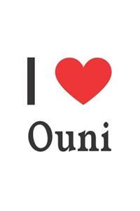 I Love Ouni: Ouni Designer Notebook