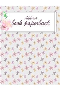 Address book paperback