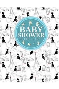 Baby Shower Gift List