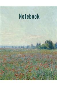 Notebook: Unlined, Unruled Journal Book with Blank Pages & Sketch Book (8.5 X 11 Inches)