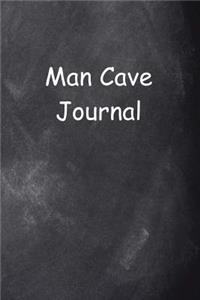Journal For Men Man Cave Journal Chalkboard Style