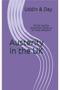 Austerity in the UK