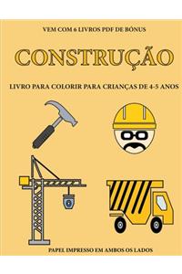 Livro para colorir para crianças de 4-5 anos (Construção)