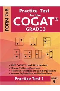 Practice Test for the Cogat Grade 3 Level 9 Form 7 and 8