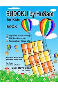 Sudoku by HuSam for Kids - BOOK 1 (2nd Edition)